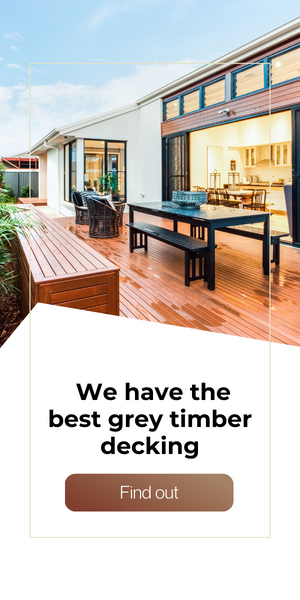 grey timber decking